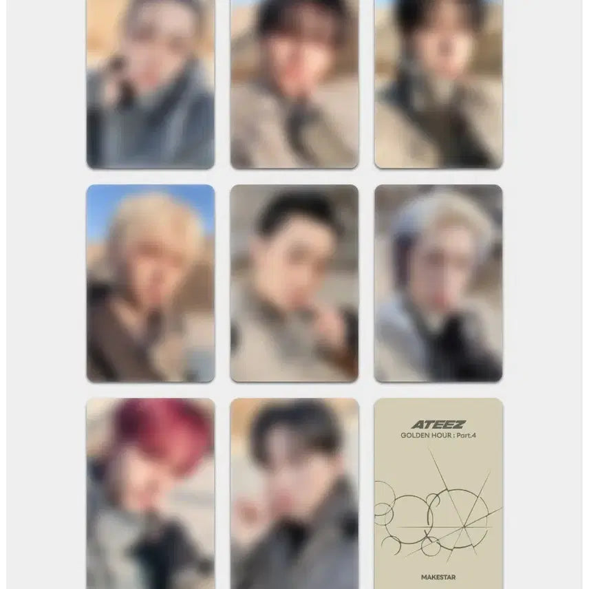 에이티즈 메이크스타 미공포 세트 양도