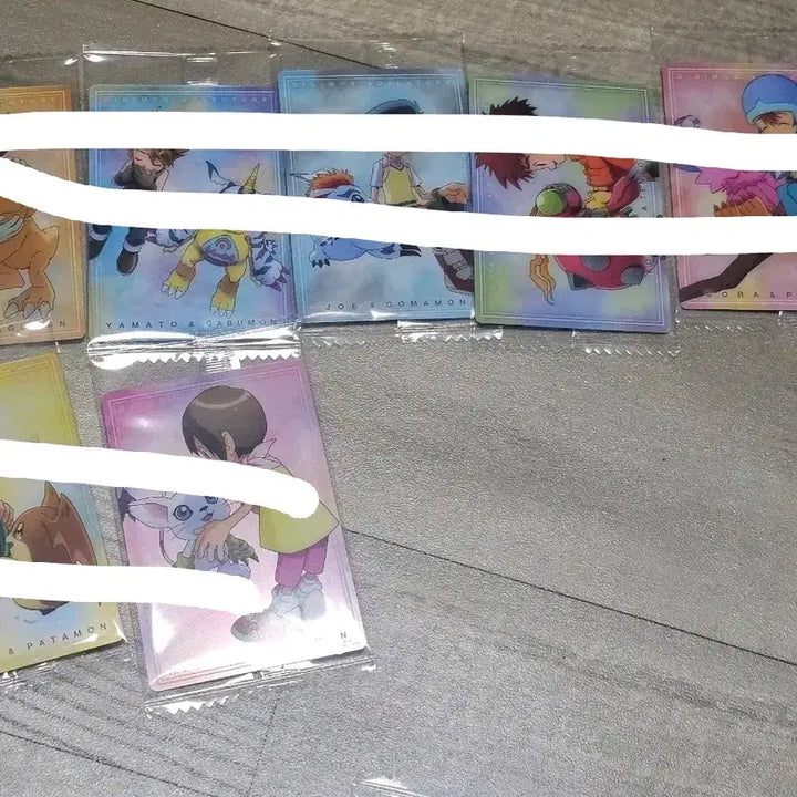 [BUNJANG] Digimon Visual Art Wafer Card Set / 디지몬 비주얼 아트카드 웨하스 카드 판매