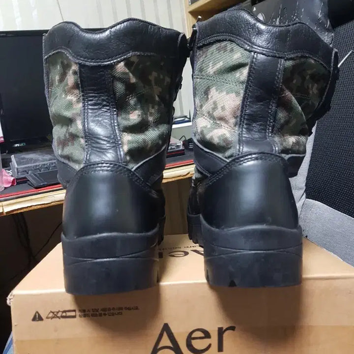 [BUNJANG] Treksta Military Boots 255S / 트렉스타 검정색 밀리터리 전투화 군화 255S 판매