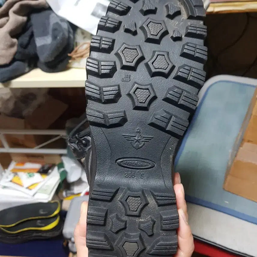 [BUNJANG] Treksta Military Boots 255S / 트렉스타 검정색 밀리터리 전투화 군화 255S 판매