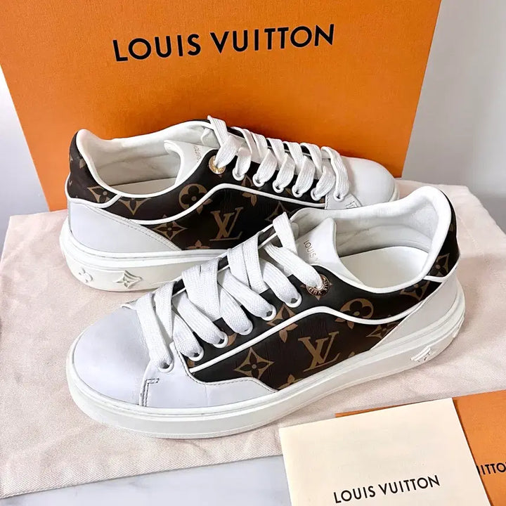 [BUNJANG] Louis Vuitton Monogram Time Out Sneakers / [S급/정품] 루이비통 여성 모노그램 타임아웃 스니커즈 신발