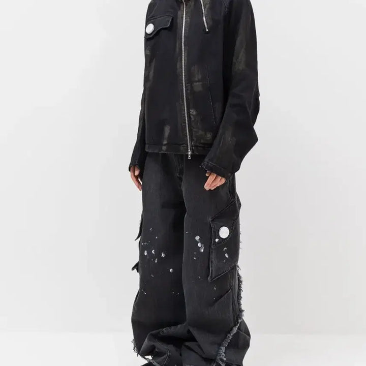 [BUNJANG] cmmawear gaia Denim Cargo Pants / 커마웨어 gaia denim cargo pants / cmmawear