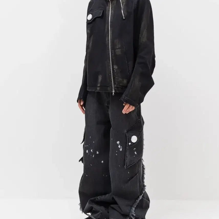 [BUNJANG] cmmawear gaia Denim Cargo Pants / 커마웨어 gaia denim cargo pants / cmmawear