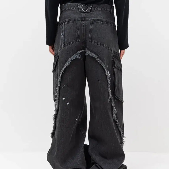 [BUNJANG] cmmawear gaia Denim Cargo Pants / 커마웨어 gaia denim cargo pants / cmmawear