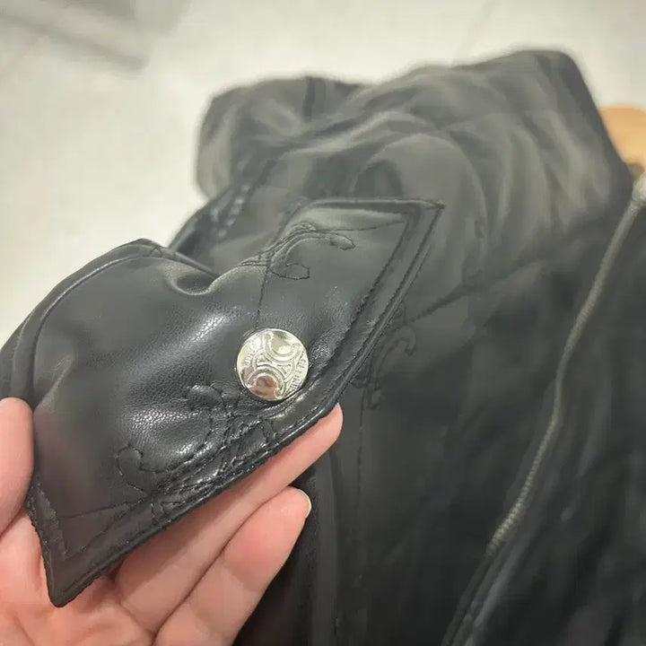 [BUNJANG] Triumph Leather Jacket / (마지막가격)트리옹프 가죽 자켓