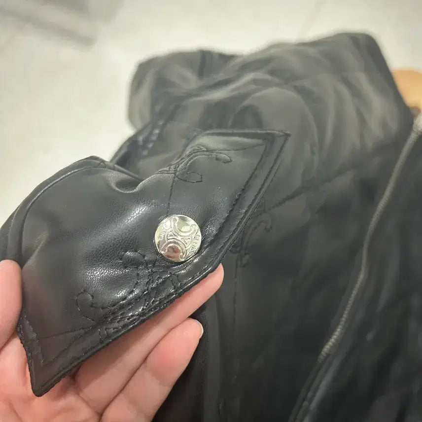 [BUNJANG] Triumph Leather Jacket / (마지막가격)트리옹프 가죽 자켓