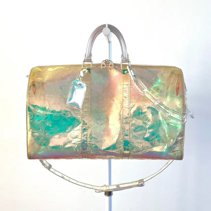 [BUNJANG] Louis Vuitton Prism Bandouliere Keepall 50 Bag / [한정판] 루이비통 프리즘 반둘리에 키폴 50 가방