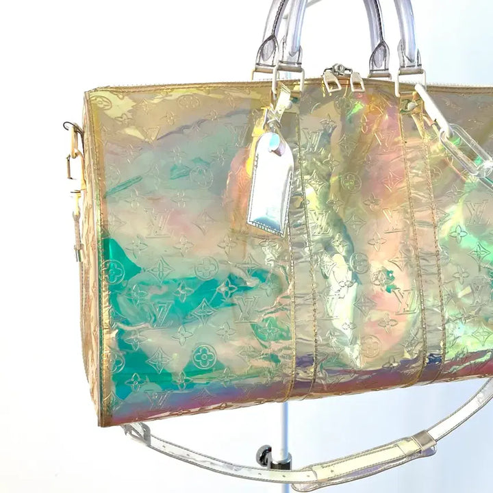 [BUNJANG] Louis Vuitton Prism Bandouliere Keepall 50 Bag / [한정판] 루이비통 프리즘 반둘리에 키폴 50 가방