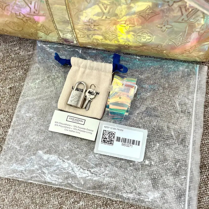 [BUNJANG] Louis Vuitton Prism Bandouliere Keepall 50 Bag / [한정판] 루이비통 프리즘 반둘리에 키폴 50 가방