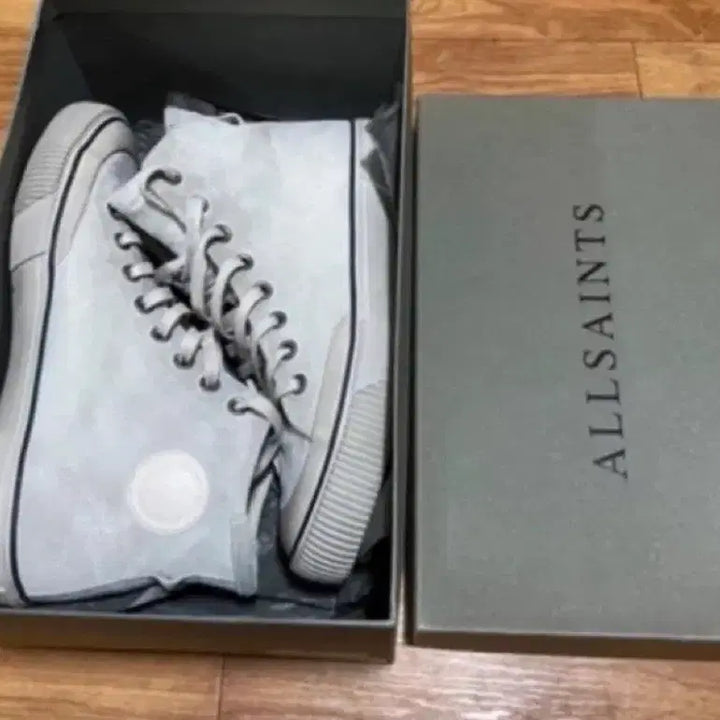 [BUNJANG] AllSaints High-Top Sneakers / 올세인츠 하이탑 스니커즈 (사이즈10=280~285)