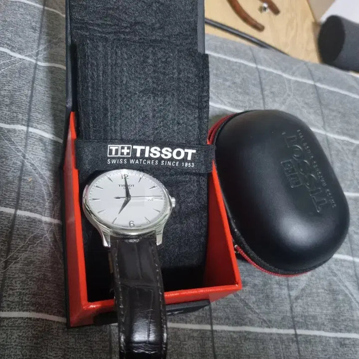 [BUNJANG] Tissot Leather Watch / 티쏘 가죽 시계