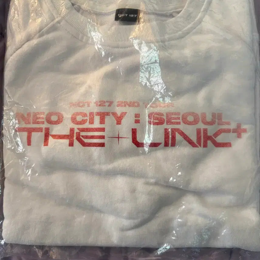 [BUNJANG] NCT 127 The Link Seoul White Sweatshirt / NCT 127 더링크 서울 흰색 스웨트셔츠