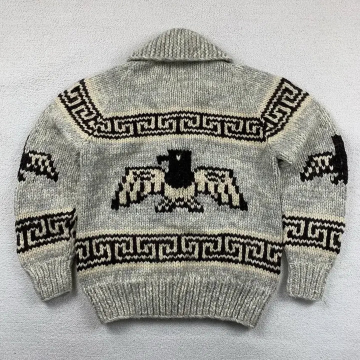 [BUNJANG] Kanata Thunderbird Canada Cowichan Cardigan / 카나타 선더버드 캐나다 코위찬 가디건
