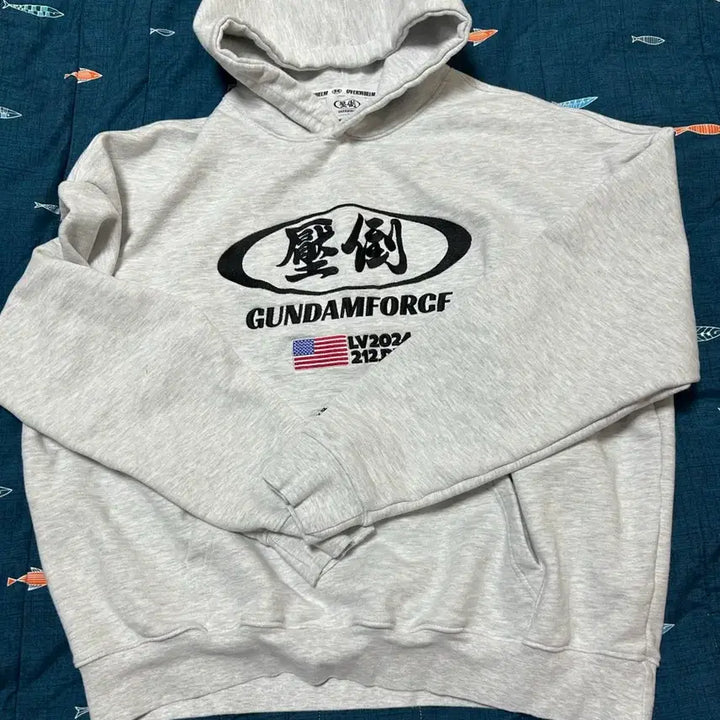 [BUNJANG] Abdo Hoody White Gray (M) / 압도 후드티 (새상품)