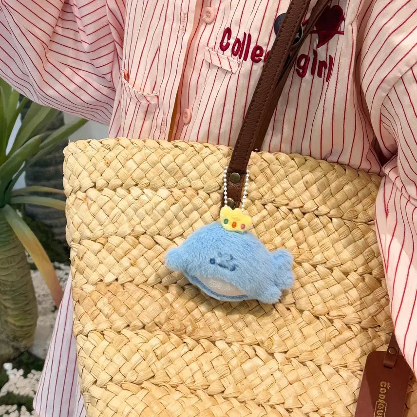 [BUNJANG] Ocean Friends Sea Animal Keyring / 오션 프렌즈 인형키링 / 씨월드 바다동물 문어 물범 니모 고래 워터파크