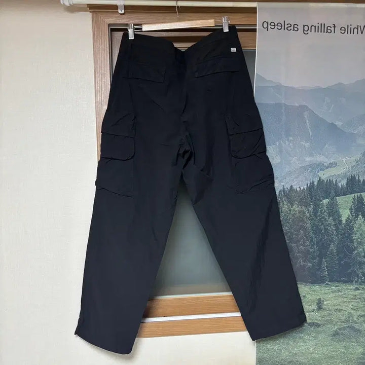 [BUNJANG] CP Company Flat Nylon Cargo Pants Black / [48] CP컴퍼니 플랫 나일론 카고팬츠 블랙