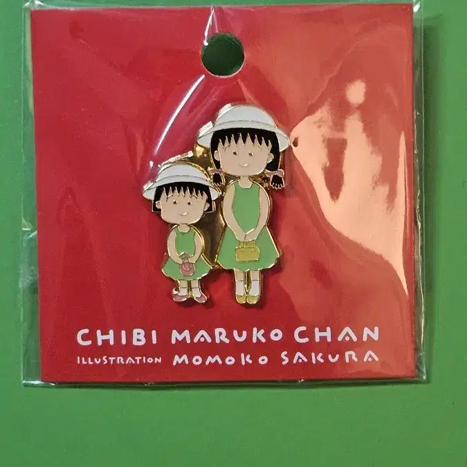[BUNJANG] Chibi Maruko-chan Metal Badge / 치비마루코는 아홉살 뱃지