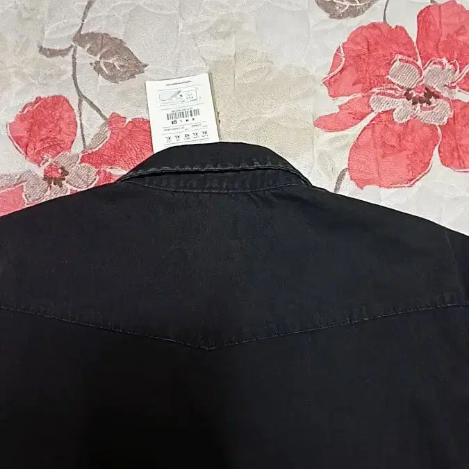 [BUNJANG] Pull&Bear Black Shirt / 풀앤베어 미사용 워싱블랙남방 110 가슴64 기장78