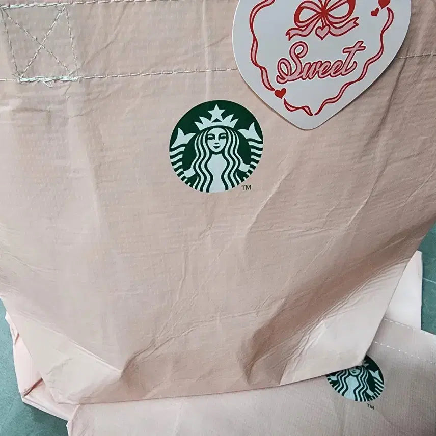 [BUNJANG] Starbucks Valentine's Reusable Bag / 스타벅스 스벅 26 발렌타인 다회용백 에코백 미사용새상품