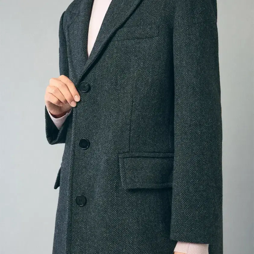 [BUNJANG] Mixxo Tailored Oversized Wool Jacket Charcoal / [M(95)] 미쏘 테일러드 오버핏 울자켓(24FW) 차콜