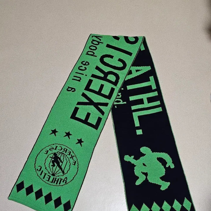 [BUNJANG] Exercise Logo Scarf / [엑서사이즈] 로고 목도리