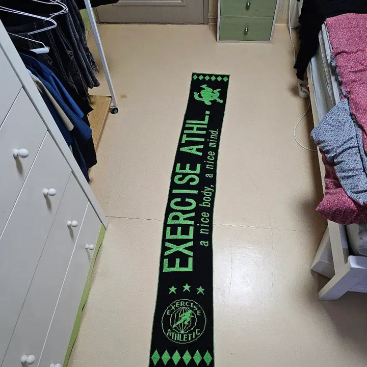 [BUNJANG] Exercise Logo Scarf / [엑서사이즈] 로고 목도리