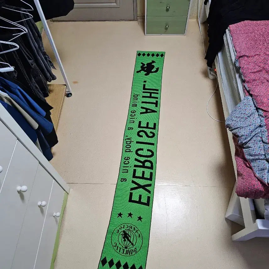 [BUNJANG] Exercise Logo Scarf / [엑서사이즈] 로고 목도리