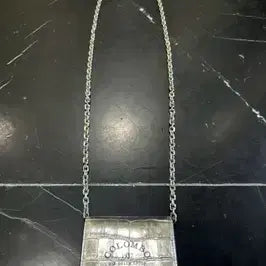 [BUNJANG] Colombo Croco Chain Bag (Silver) Handbag / 콜롬보 체인백 (한정판 새 상품)정품