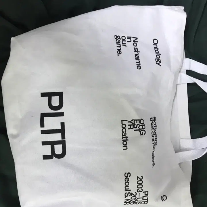 [BUNJANG] Palantir Hoodie + Eco Bag / 팔란티어 후드 L + 에코백