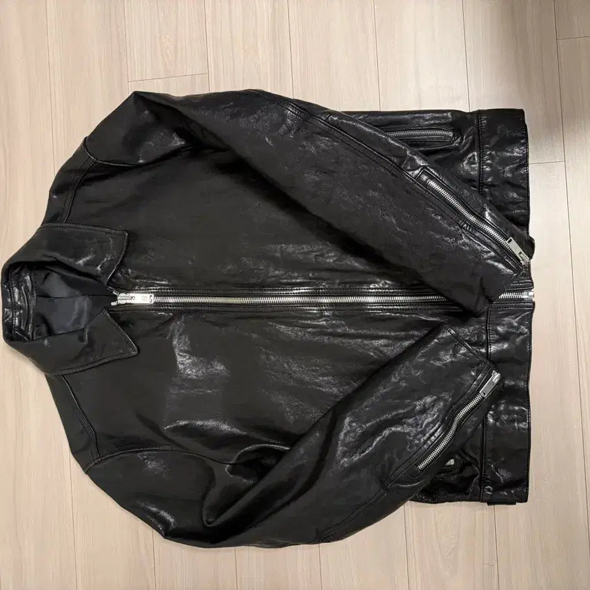 [BUNJANG] Billionaire Yang Leather Jacket / [M]빌리언즈 양가죽 자켓