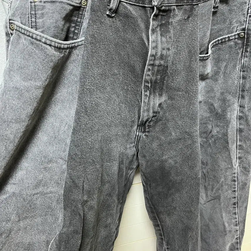 [BUNJANG] DM Vintage Two-Pocket Black Denim Pants / 디엠빈티지 두붙바 흑청 데님 팬츠