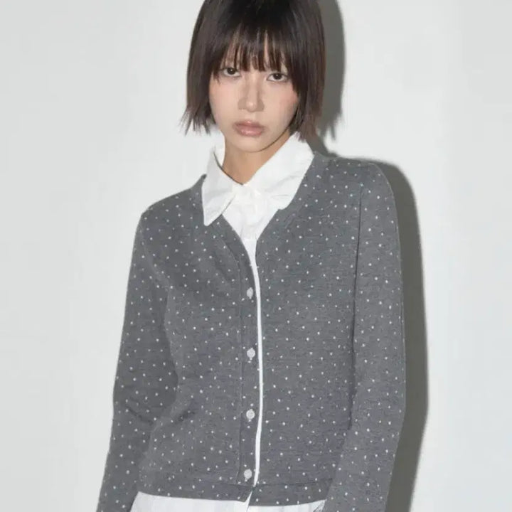 [BUNJANG] FANCY CLUB Layered Cardigan / FANCY CLUB 팬시클럽 레이어드 가디건