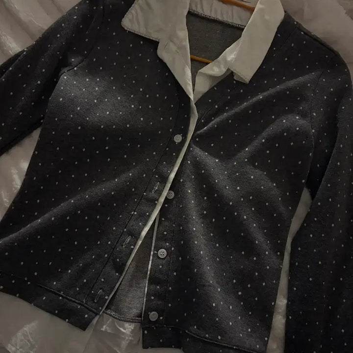 [BUNJANG] FANCY CLUB Layered Cardigan / FANCY CLUB 팬시클럽 레이어드 가디건