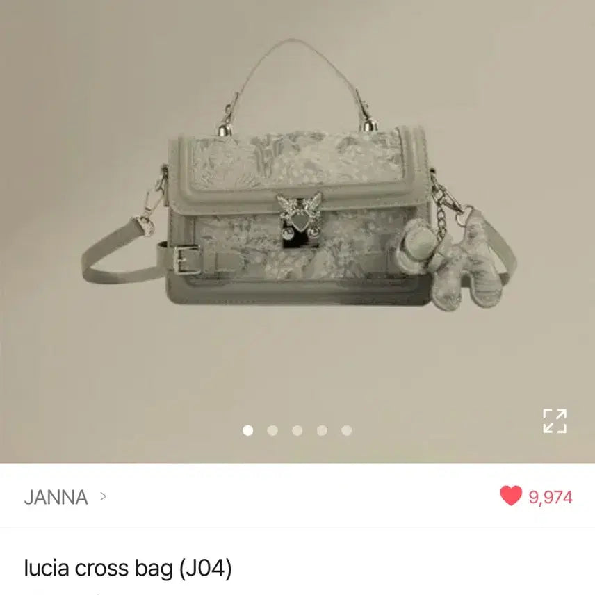 [BUNJANG] Able Chinese Style Lucia Cross Bag Handbag / 에이블리 중국풍 핸드백 가방 lucia cross bag
