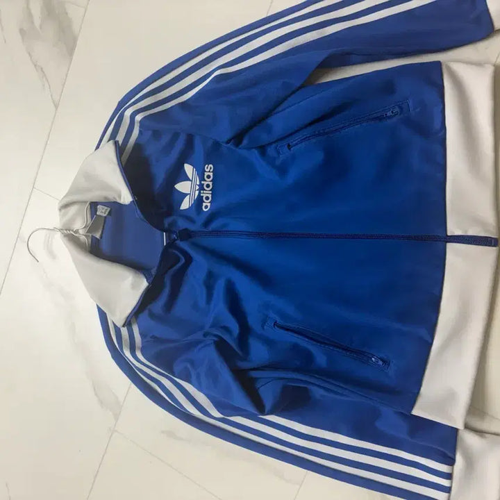 [BUNJANG] Adidas Beckenbauer Track Top Blue M / 아디다스 져지 (베킨베켄바우어 트랙탑 블루 M) 가격제안 해주세요