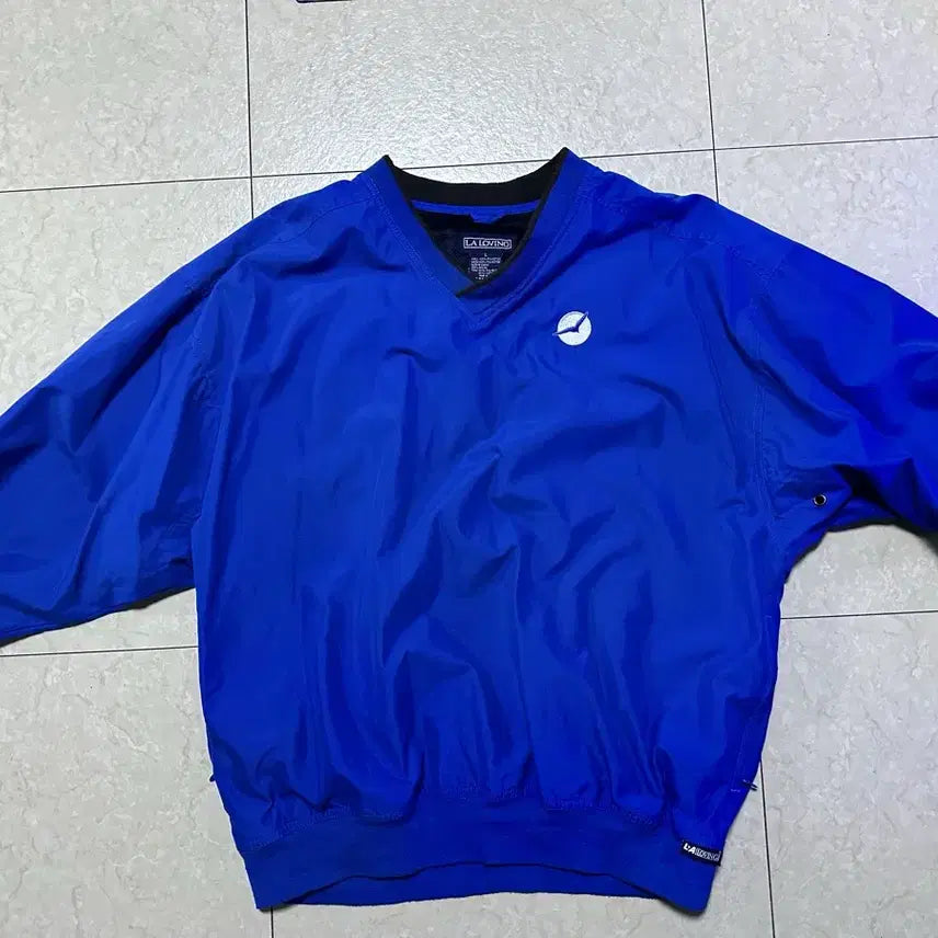 [BUNJANG] LA Loving Blue Windbreaker Pullover / LA Loving 블루 바람막이 풀오버