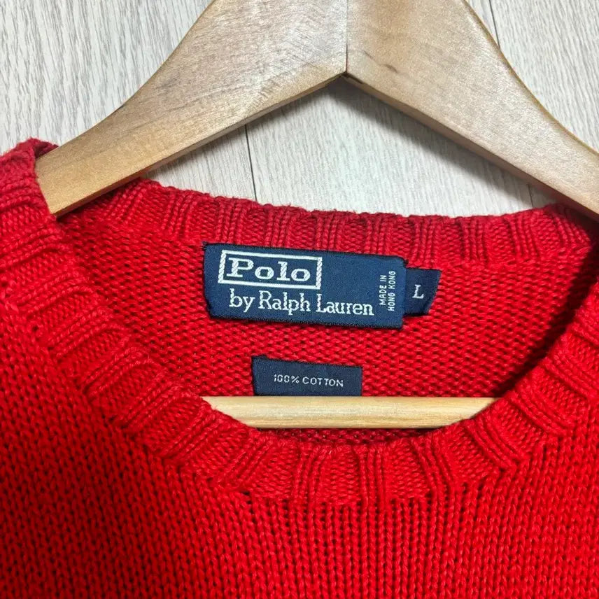 [SOLD OUT] 폴로 랄프로렌 레드 니트 긴팔