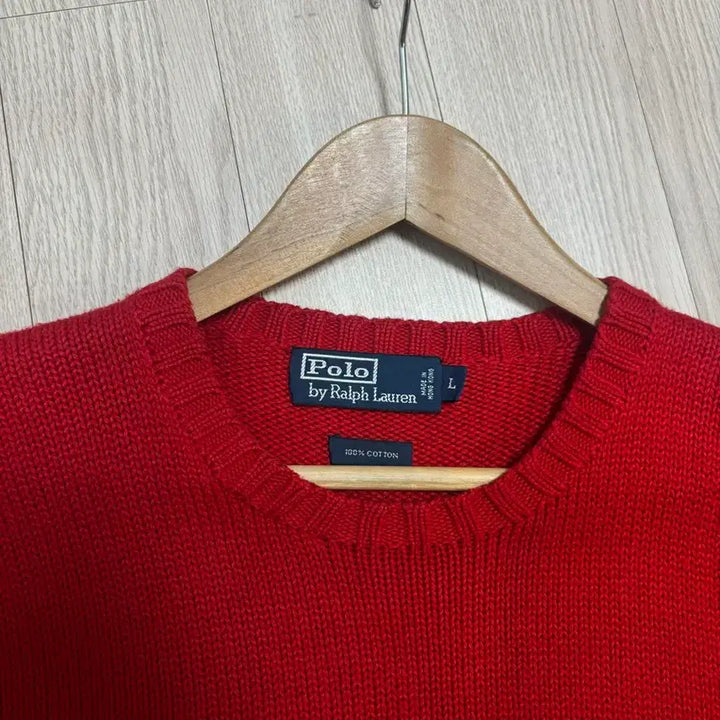 [SOLD OUT] 폴로 랄프로렌 레드 니트 긴팔