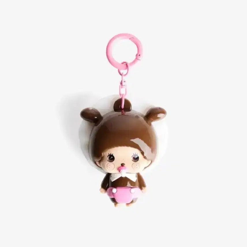 [BUNJANG] Bershka Monchhichi Bebechichi Silicone Keyring / 버쉬카 몬치치 베베치치 베이비치치 실리콘 키링