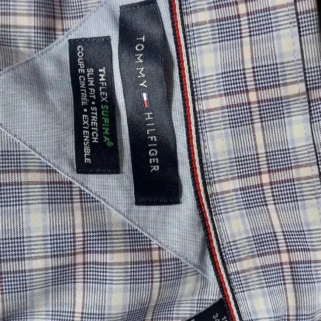 [BUNJANG] Men's Check Shirt / 타미힐피거 남100 미착용 체크셔츠 남방 링클프리