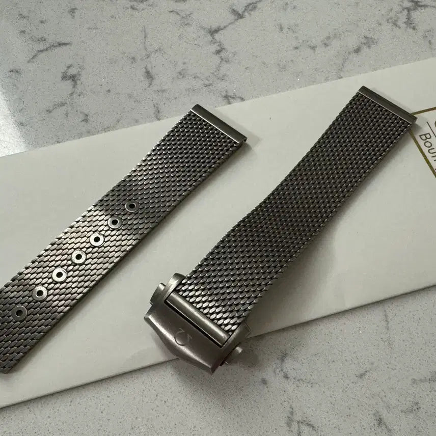 [BUNJANG] Omega Seamaster 007 NTTD Titanium Mesh Strap / 오메가 씨마스터 007 nttd 티타늄 메쉬 스트랩