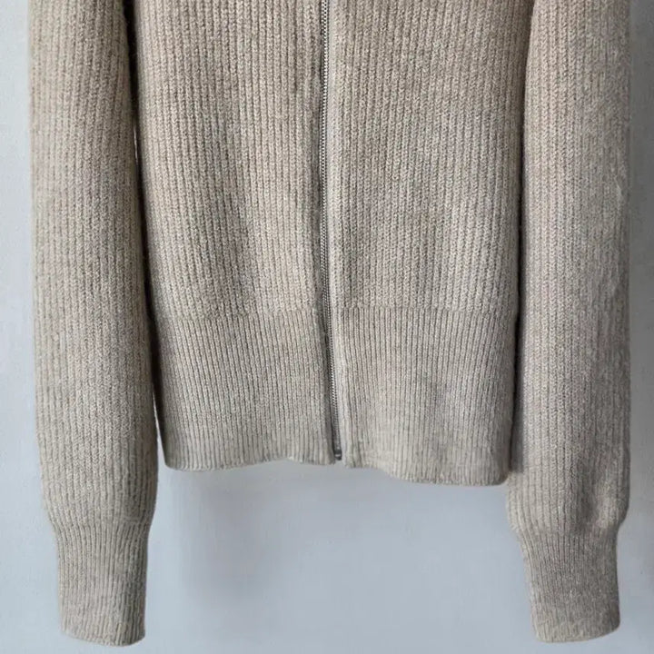 [BUNJANG] FRESH LABEL Knit Hooded Zip-Up Jumper Jacket / FRESH LABEL 니트 후드 집업 점퍼 자켓-F(상태굿)