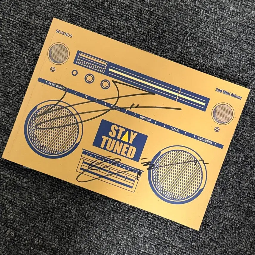 [BUNJANG] SEVENUS STAY TUNED Signed Album / 세븐어스 2nd Mini Album STAY TUNED 싸인 앨범 판매합