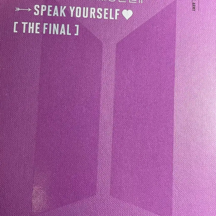 방탄소년단 BTS Speak Yourself The Final DVD 세