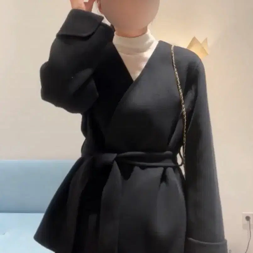 [BUNJANG] Sie Coloris Handmade Half Coat / 시에 sie 칼라리스 핸드메이드 하프코트