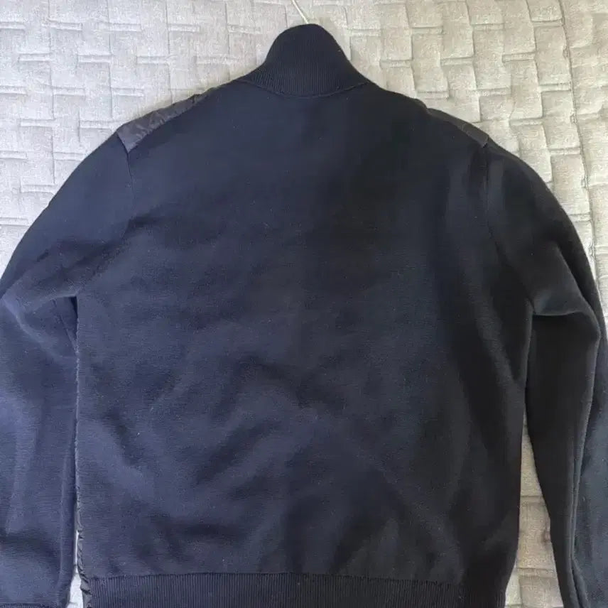 [BUNJANG] Moncler Black Knit Padded Jacket / 몽클레어 블랙 니트 패딩 자켓