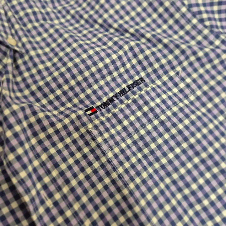 [BUNJANG] Tommy Hilfiger Checkered Shirt / 타미힐피거 체크 셔츠 남방