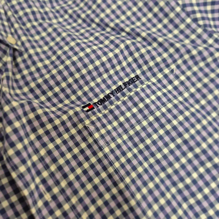 [BUNJANG] Tommy Hilfiger Checkered Shirt / 타미힐피거 체크 셔츠 남방