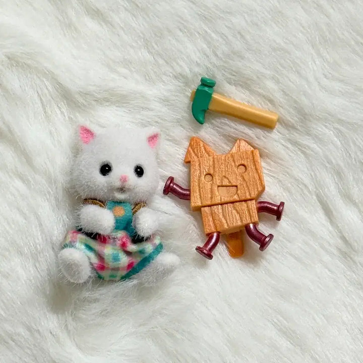 [BUNJANG] Sylvanian Architect White Cat Blind Bag / 실바니안 블라인드백 건축가 하얀고양이