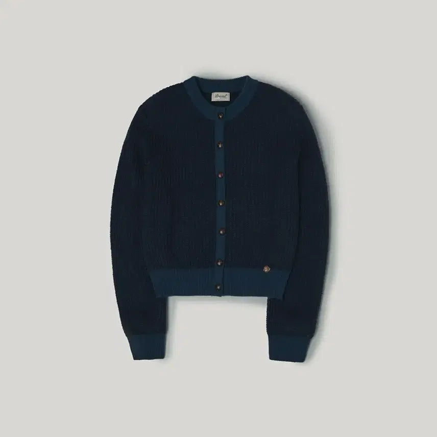 [BUNJANG] PVIL Navy Knit Cardigan / 프리베일 PVIL 네이비 니트 가디건 FREE